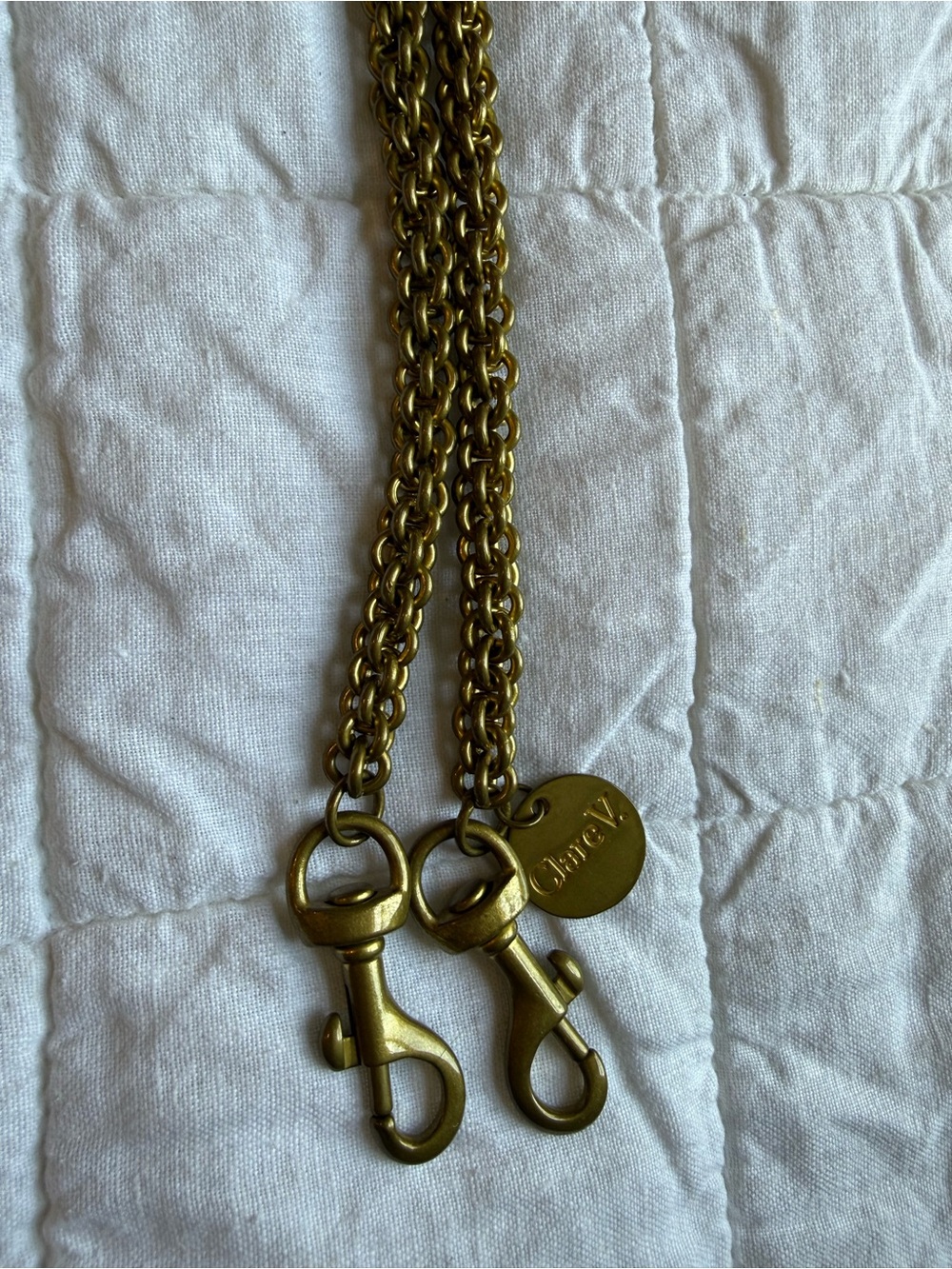Clare V Chain Crossbody Strap